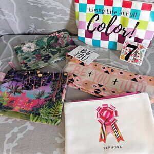 Five Piece Cosmetic Organizer Set